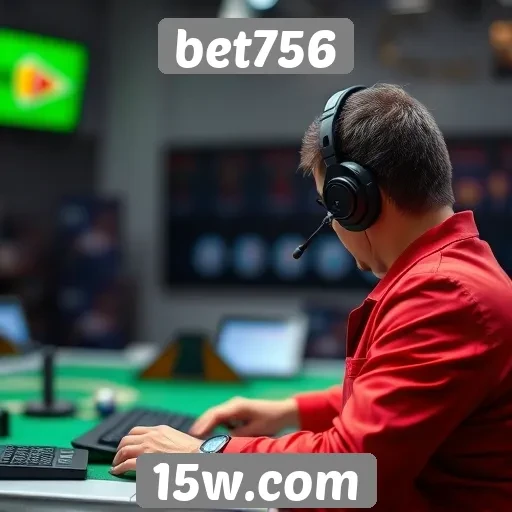 Suporte ao cliente no site bet756
