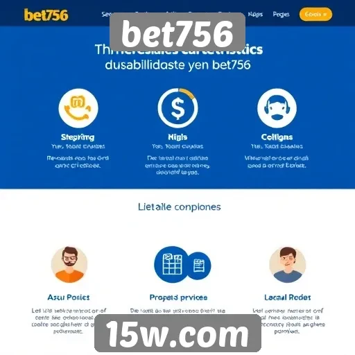 Características de usabilidade do site bet756